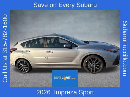 Ice Silver Metallic 2026 Subaru Impreza Sport
