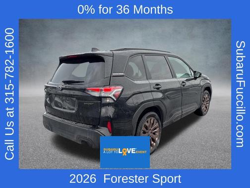 Crystal Black Silica 2026 Subaru Forester Sport