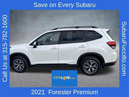Crystal White Pearl 2021 Subaru Forester Premium