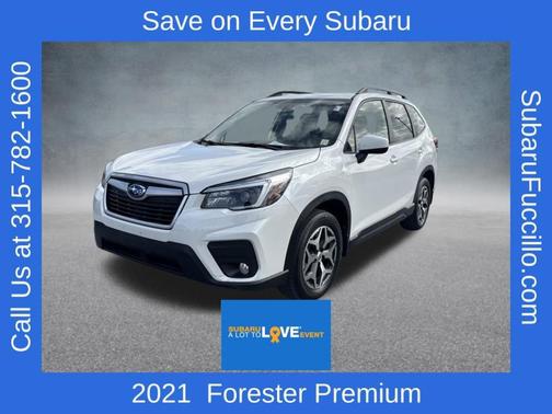 Crystal White Pearl 2021 Subaru Forester Premium