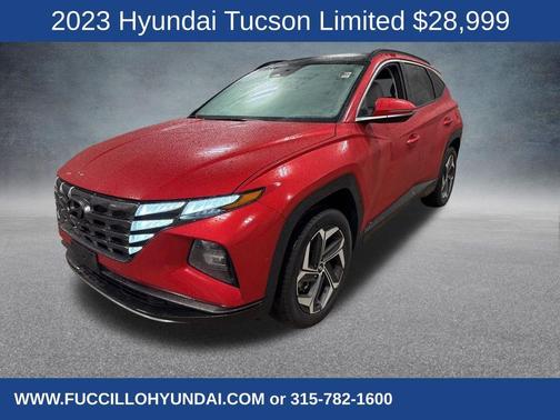 Calypso Red 2023 Hyundai TUCSON Limited