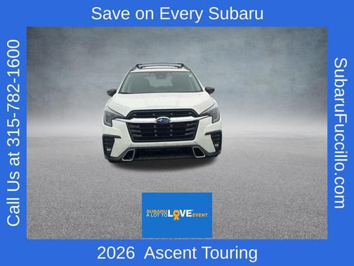Crystal White Pearl 2026 Subaru Ascent Touring