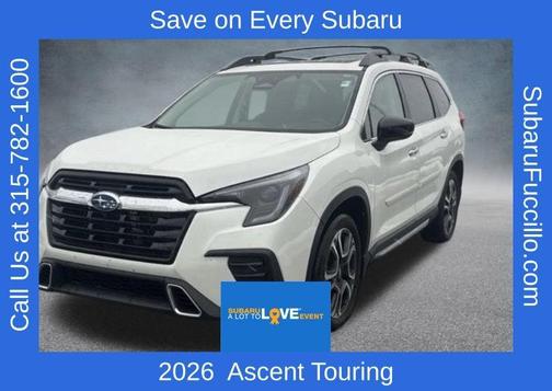 Crystal White Pearl 2026 Subaru Ascent Touring