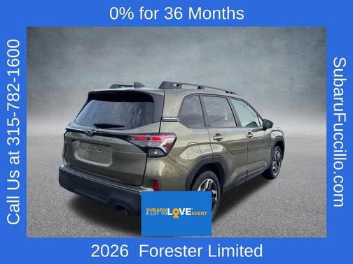 Autumn Green Metallic 2026 Subaru Forester Limited