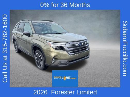 Autumn Green Metallic 2026 Subaru Forester Limited