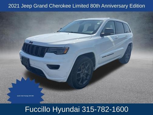 Bright White Clearcoat 2021 Jeep Grand Cherokee Limited