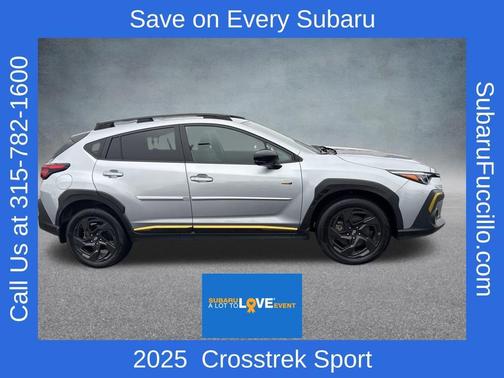 Ice Silver Metallic 2025 Subaru Crosstrek Sport