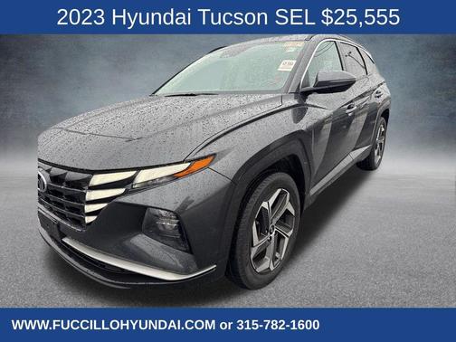 Gray 2023 Hyundai TUCSON SEL