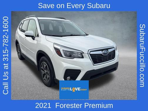 Crystal White Pearl 2021 Subaru Forester Premium