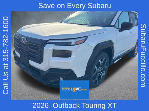 White 2026 Subaru Outback Touring XT