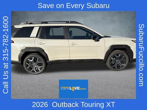 White 2026 Subaru Outback Touring XT