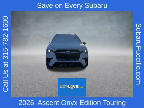 Crystal White Pearl 2026 Subaru Ascent Onyx Edition Touring