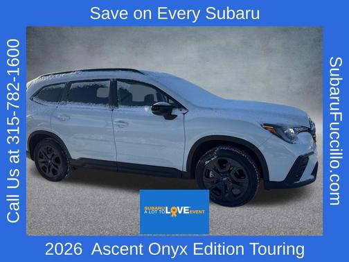 Crystal White Pearl 2026 Subaru Ascent Onyx Edition Touring