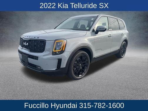 Gray 2022 Kia Telluride SX