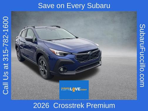 Blue 2026 Subaru Crosstrek Premium