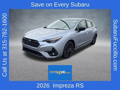 Ice Silver Metallic 2026 Subaru Impreza RS