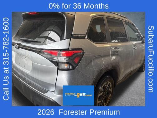 Ice Silver Metallic 2026 Subaru Forester Premium