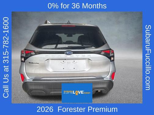 Ice Silver Metallic 2026 Subaru Forester Premium