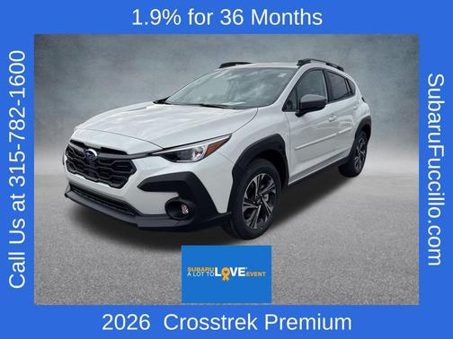 White 2026 Subaru Crosstrek Premium