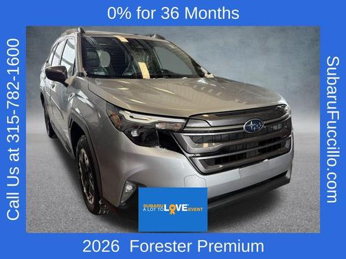 Ice Silver Metallic 2026 Subaru Forester Premium