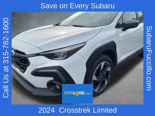 Crystal White Pearl 2024 Subaru Crosstrek Limited