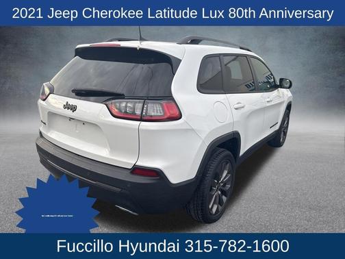 Bright White Clearcoat 2021 Jeep Cherokee Latitude Lux