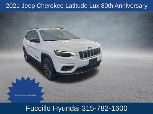 Bright White Clearcoat 2021 Jeep Cherokee Latitude Lux