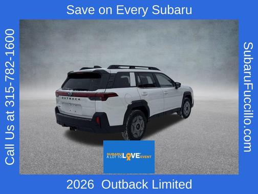 Crystal White Pearl 2026 Subaru Outback Limited