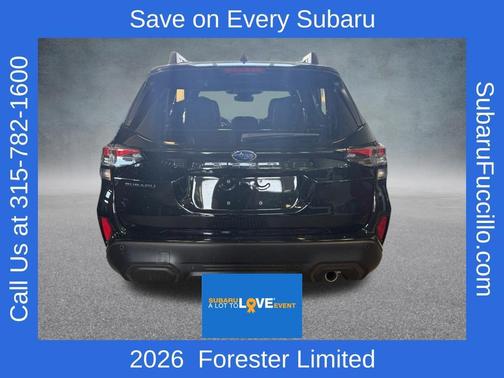 Crystal Black Silica 2026 Subaru Forester Limited