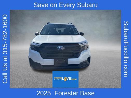 Crystal White Pearl 2025 Subaru Forester