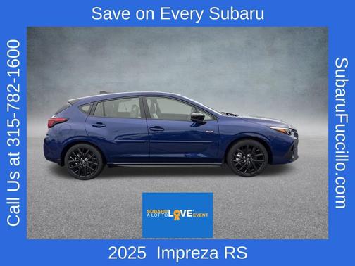 Sapphire Blue Pearl 2025 Subaru Impreza RS