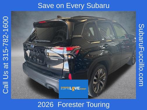 Crystal Black Silica 2026 Subaru Forester Touring