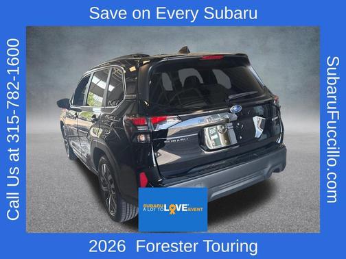 Crystal Black Silica 2026 Subaru Forester Touring