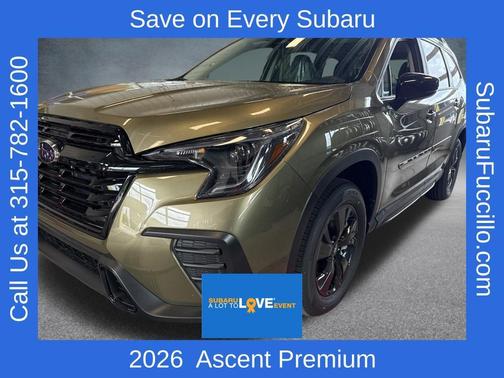 Autumn Green Metallic 2026 Subaru Ascent Premium