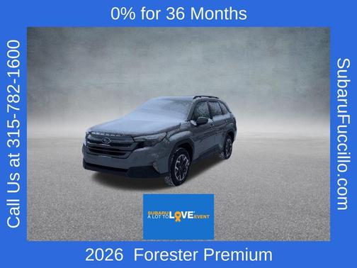 Riverrock Green 2026 Subaru Forester Premium