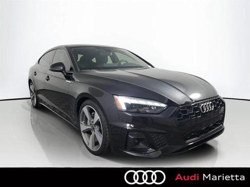 Mythos Black Metallic 2021 Audi A5 Sportback 45 S Line Premium Plus