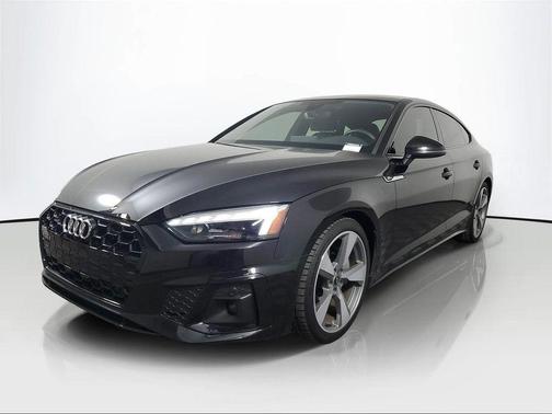 Mythos Black Metallic 2021 Audi A5 Sportback 45 S Line Premium Plus