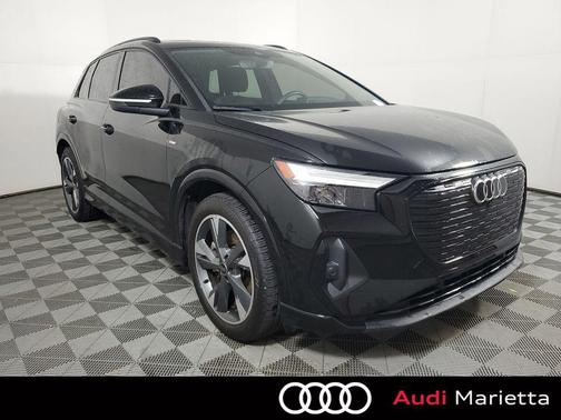 Black Metallic 2024 Audi Q4 e-tron Premium 55 quattro