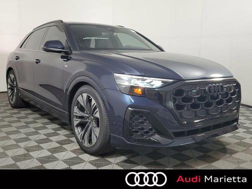 Waitomo Blue Metallic 2026 Audi Q8 55 Premium Plus