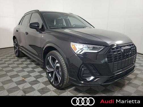 Mythos Black Metallic 2024 Audi Q3 45 S line Premium Plus