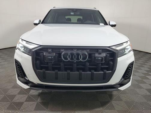Glacier White Metallic 2025 Audi Q7 45 Premium Plus