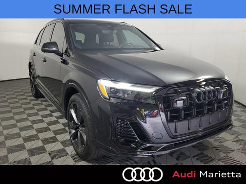 Mythos Black Metallic 2025 Audi Q7 55 Premium Plus