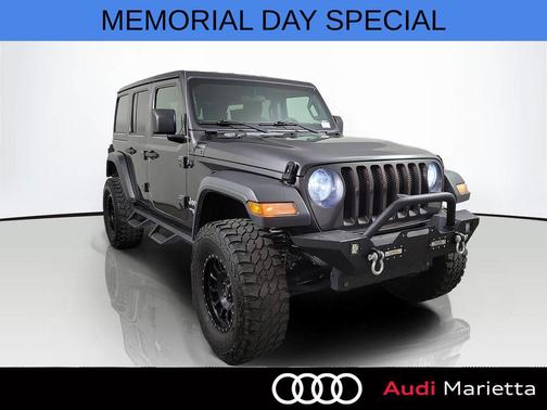 Granite Crystal Metallic Clearcoat 2018 Jeep Wrangler Unlimited Sport