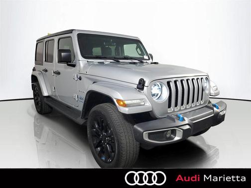 Silver Zynith Clearcoat 2023 Jeep Wrangler 4xe Sahara