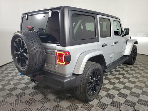 Silver Zynith Clearcoat 2023 Jeep Wrangler 4xe Sahara