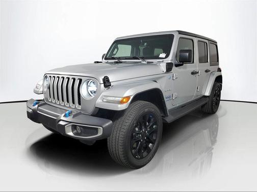 Silver Zynith Clearcoat 2023 Jeep Wrangler 4xe Sahara
