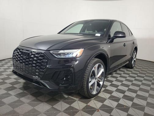 Black Metallic 2025 Audi Q5 45 S line Premium Plus