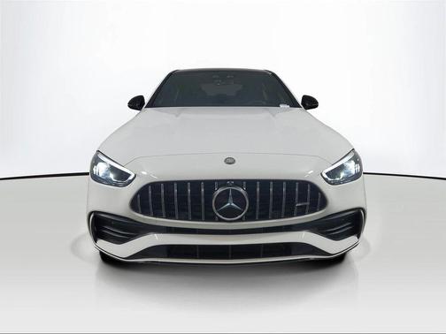White 2024 Mercedes-Benz AMG C 43 4MATIC