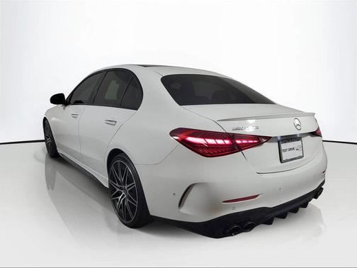 White 2024 Mercedes-Benz AMG C 43 4MATIC