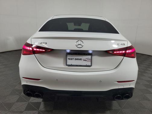 White 2024 Mercedes-Benz AMG C 43 4MATIC